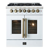 Forno Galiano Freestanding French Door Dual Fuel Range