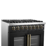 Forno Galiano Freestanding French Door Dual Fuel Range