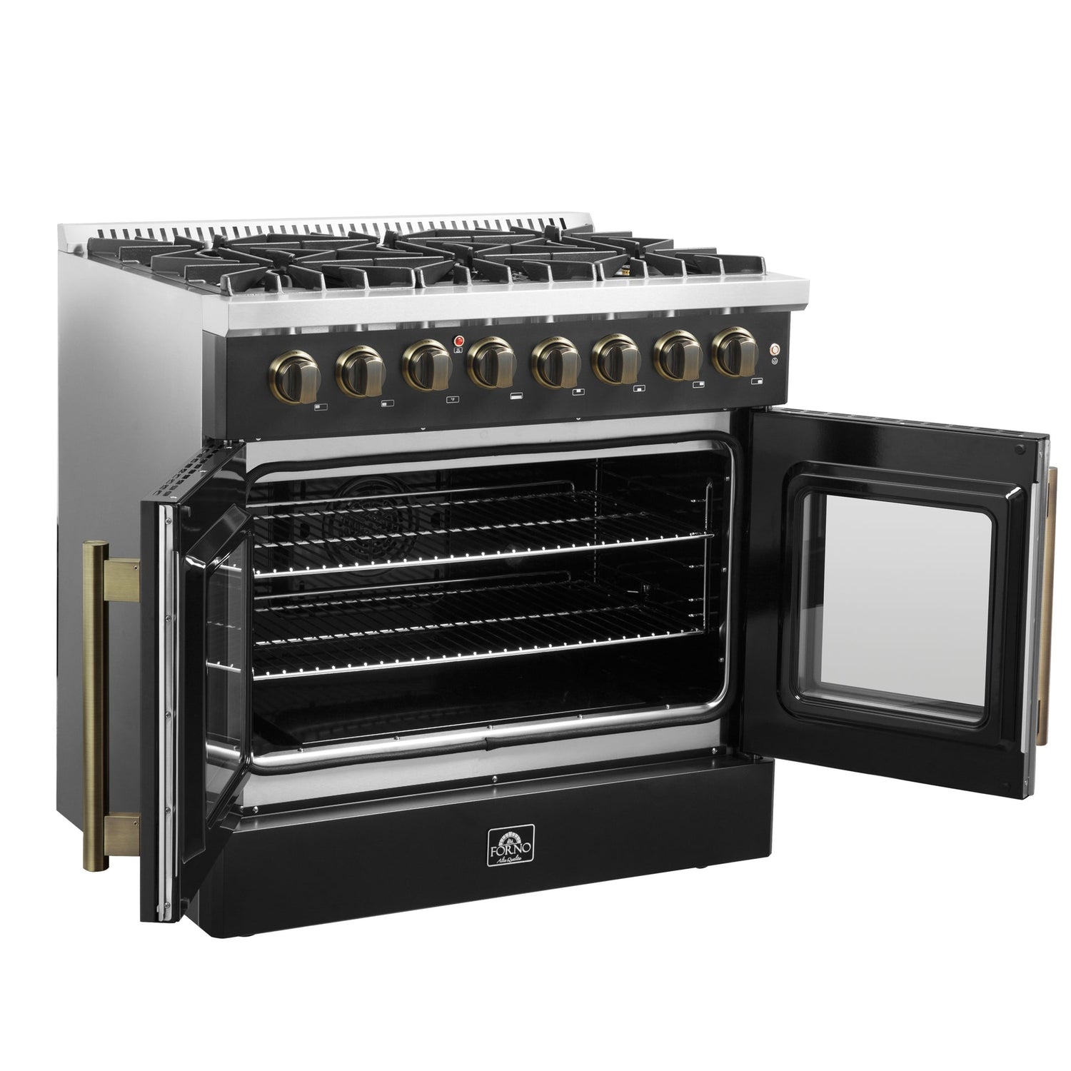 Forno Galiano Freestanding French Door Dual Fuel Range