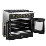 Forno Galiano Freestanding French Door Dual Fuel Range