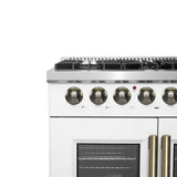 Forno Galiano Freestanding French Door Dual Fuel Range