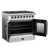 Forno Galiano Freestanding French Door Dual Fuel Range