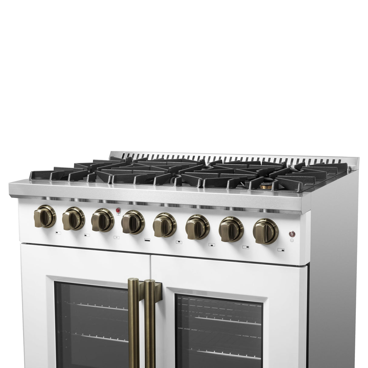 Forno Galiano Freestanding French Door Dual Fuel Range