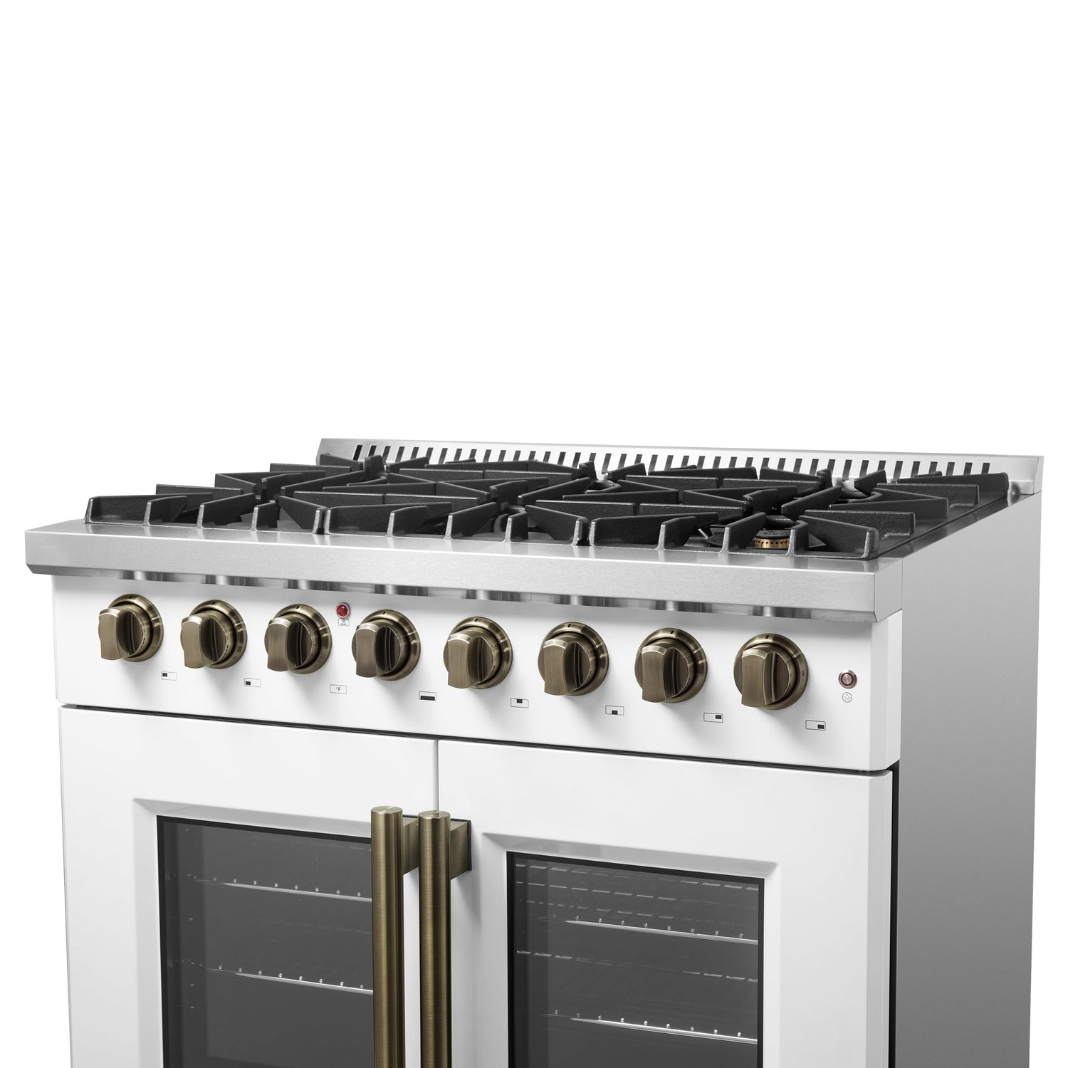 Forno Galiano Freestanding French Door Dual Fuel Range
