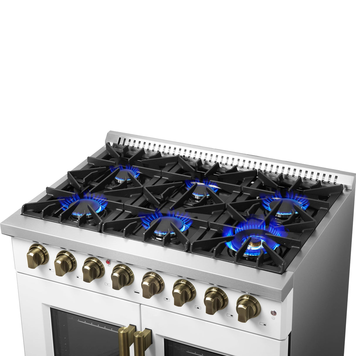 Forno Galiano Freestanding French Door Dual Fuel Range
