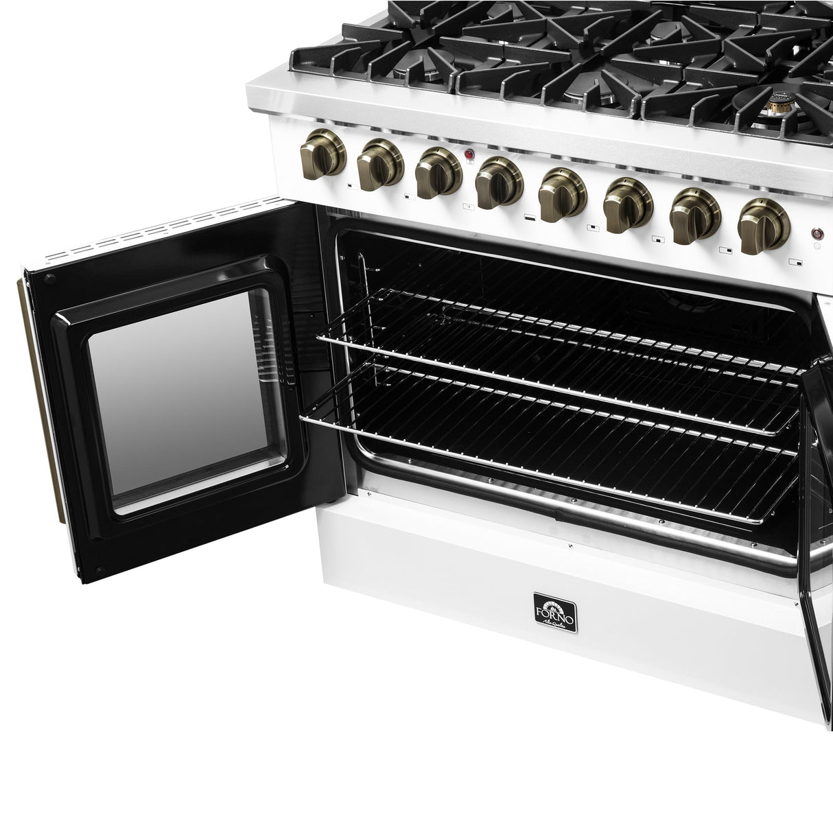 Forno Galiano Freestanding French Door Dual Fuel Range