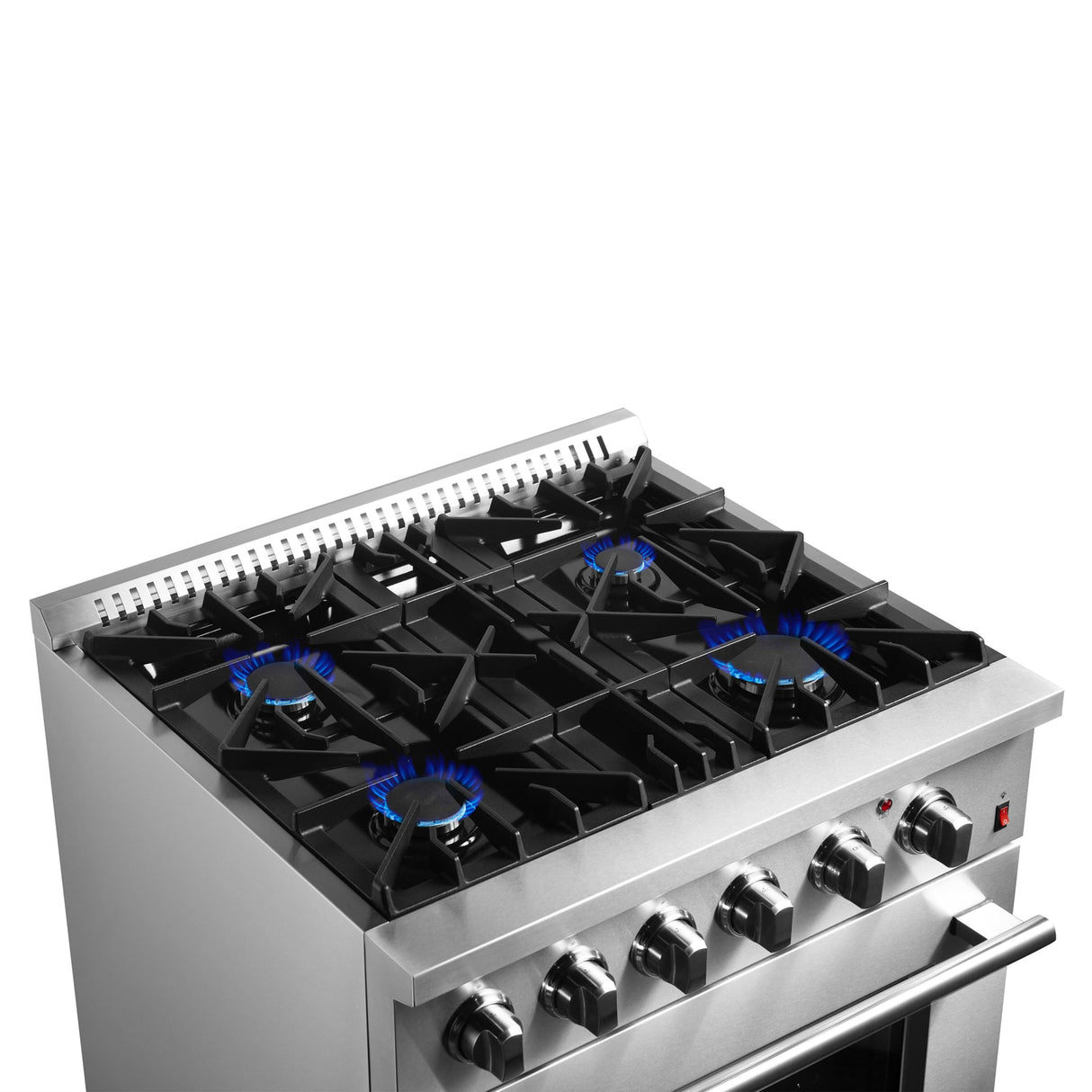 Forno Marco Dual Fuel Range, Stainless Steel, True Convection Oven, Energy Efficient
