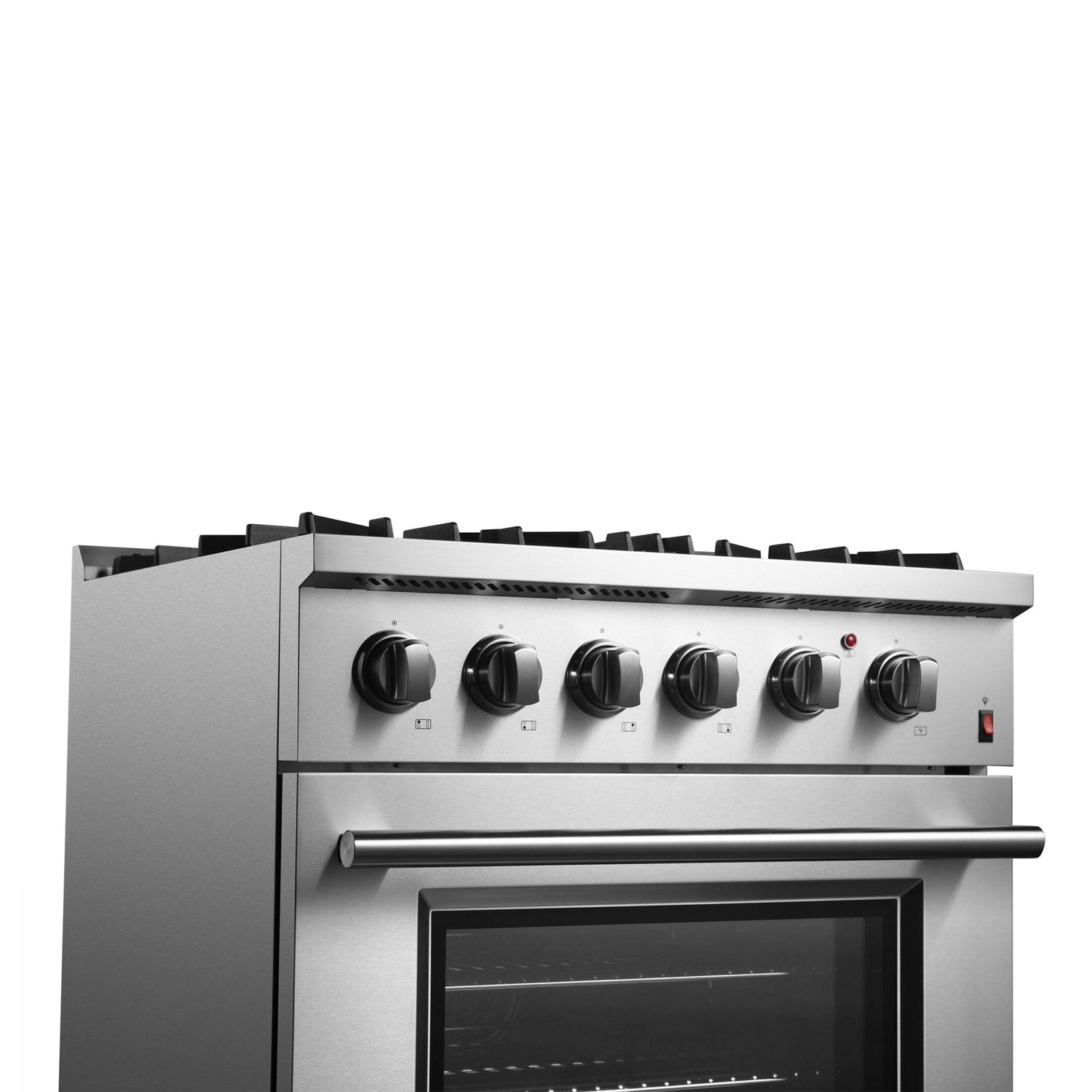 Forno Marco Dual Fuel Range, Stainless Steel, True Convection Oven, Energy Efficient