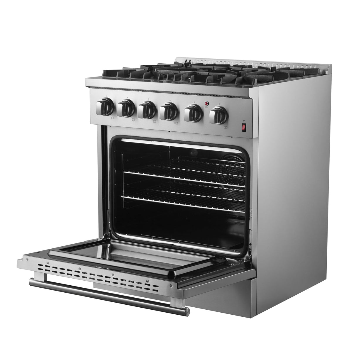 Forno Marco Dual Fuel Range, Stainless Steel, True Convection Oven, Energy Efficient
