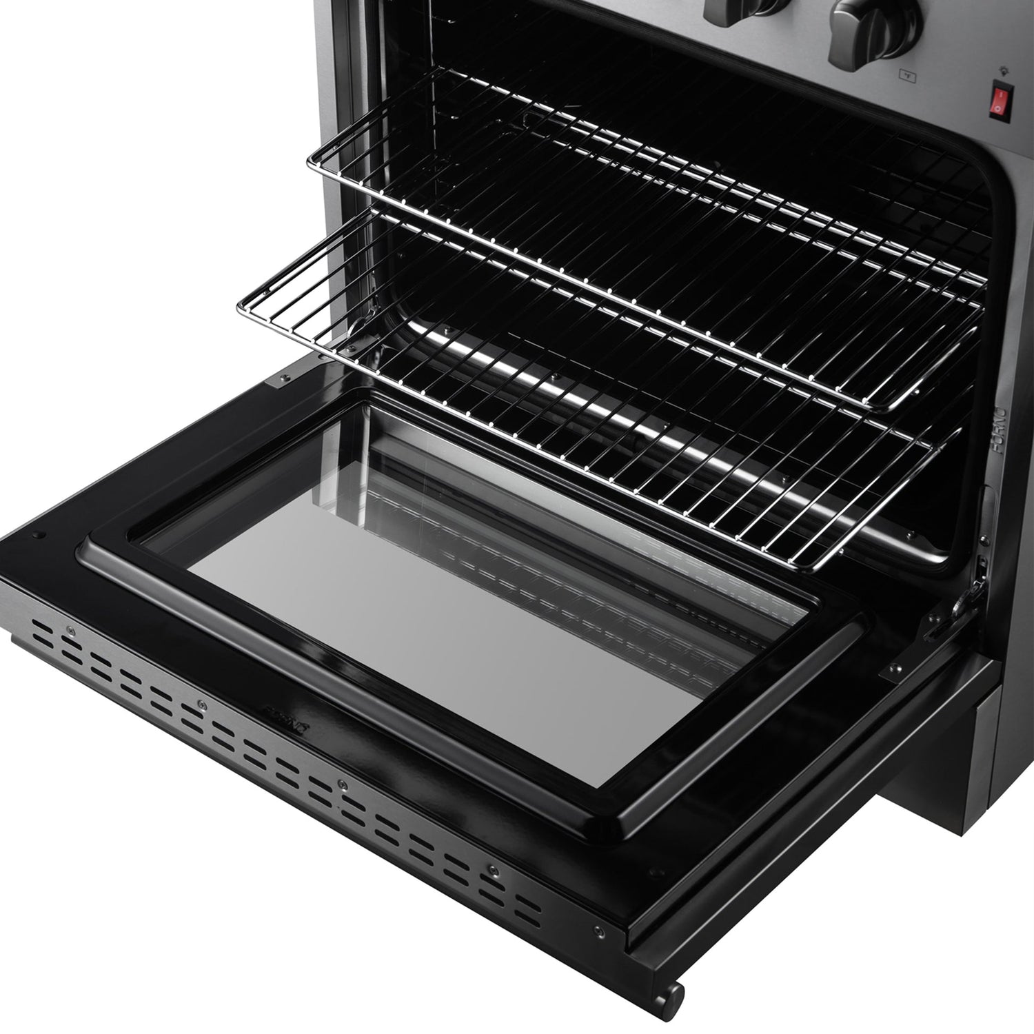 Forno Marco Dual Fuel Range, Stainless Steel, True Convection Oven, Energy Efficient