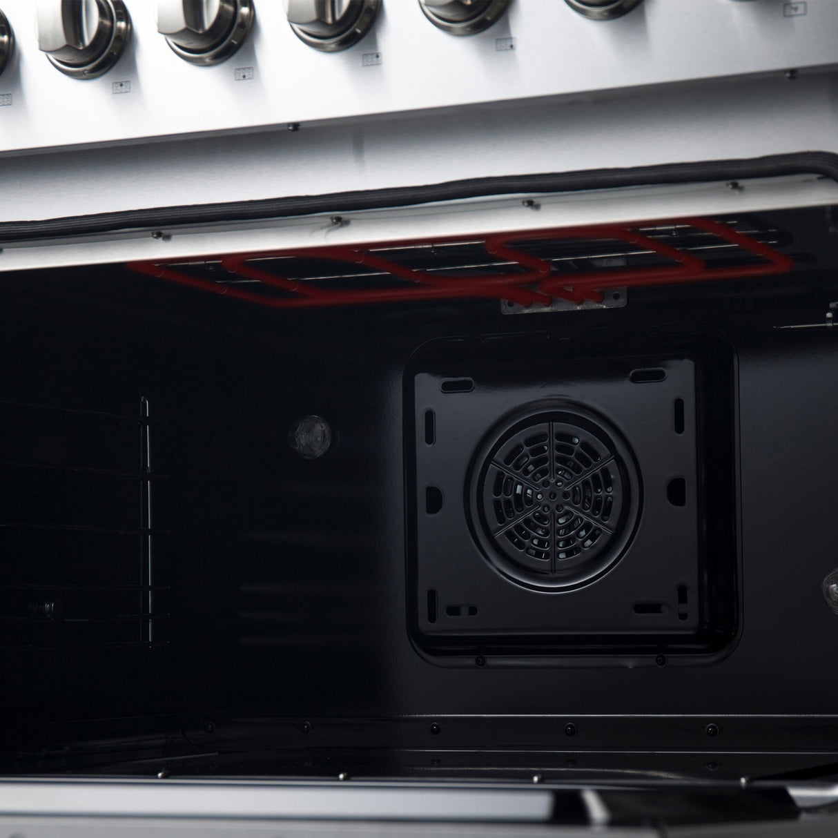Forno Marco Dual Fuel Range, Stainless Steel, True Convection Oven, Energy Efficient