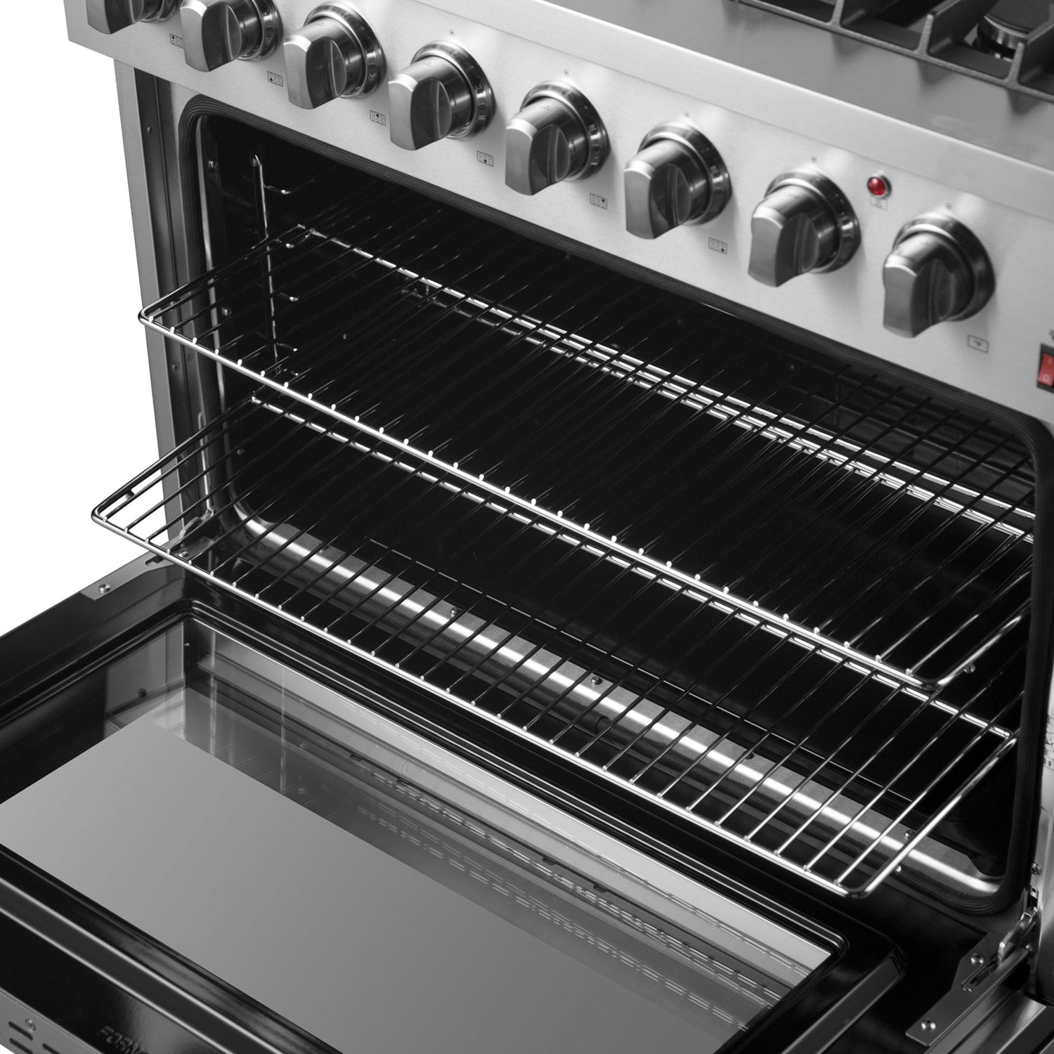 Forno Marco Dual Fuel Range, Stainless Steel, True Convection Oven, Energy Efficient