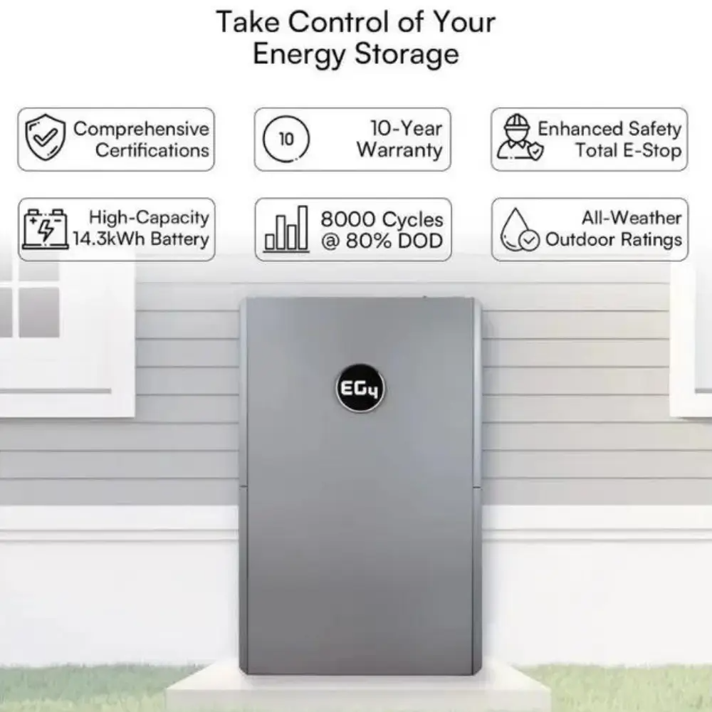 EG4 WallMount All Weather Battery UL 9540A | UL 1973