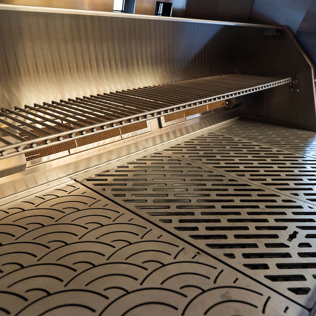 Kalamazoo K1000HS Freestanding Hybrid Fire Grill with Side Burner - K1000HS