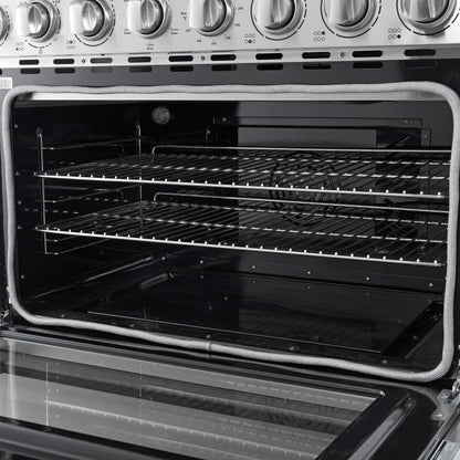 Forno Paolo Freestanding Electric Range, Stainless Steel, True Convection Oven, Energy Efficient