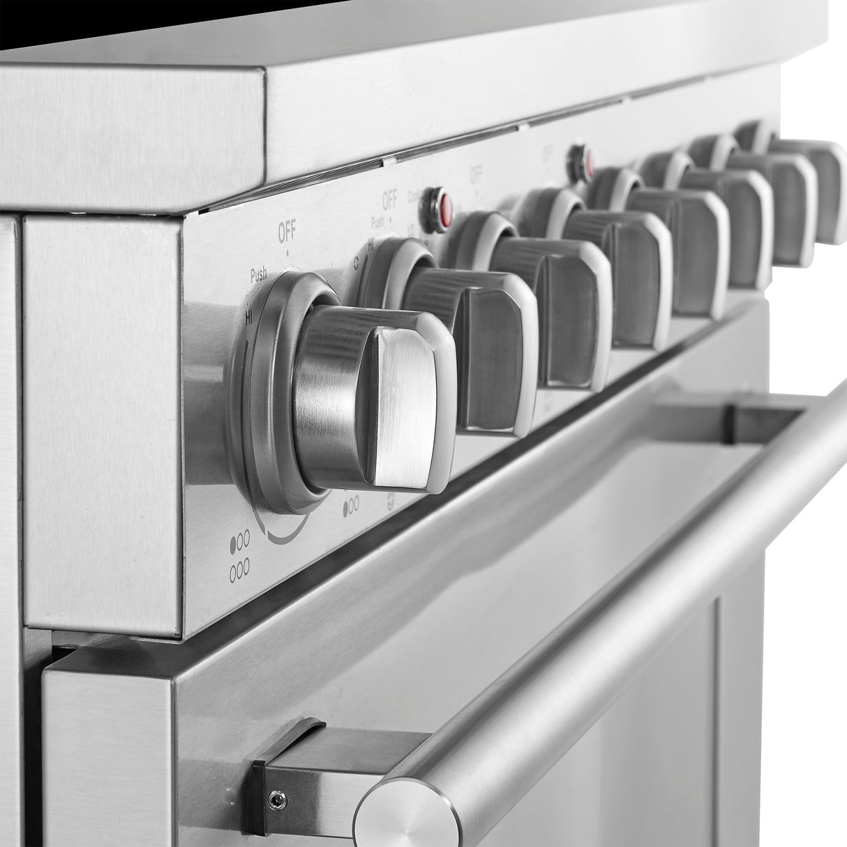 Forno Paolo Freestanding Electric Range, Stainless Steel, True Convection Oven, Energy Efficient