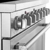 Forno Paolo Freestanding Electric Range, Stainless Steel, True Convection Oven, Energy Efficient