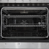Forno Paolo Freestanding Electric Range, Stainless Steel, True Convection Oven, Energy Efficient