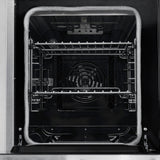 Forno Paolo Freestanding Electric Range, Stainless Steel, True Convection Oven, Energy Efficient