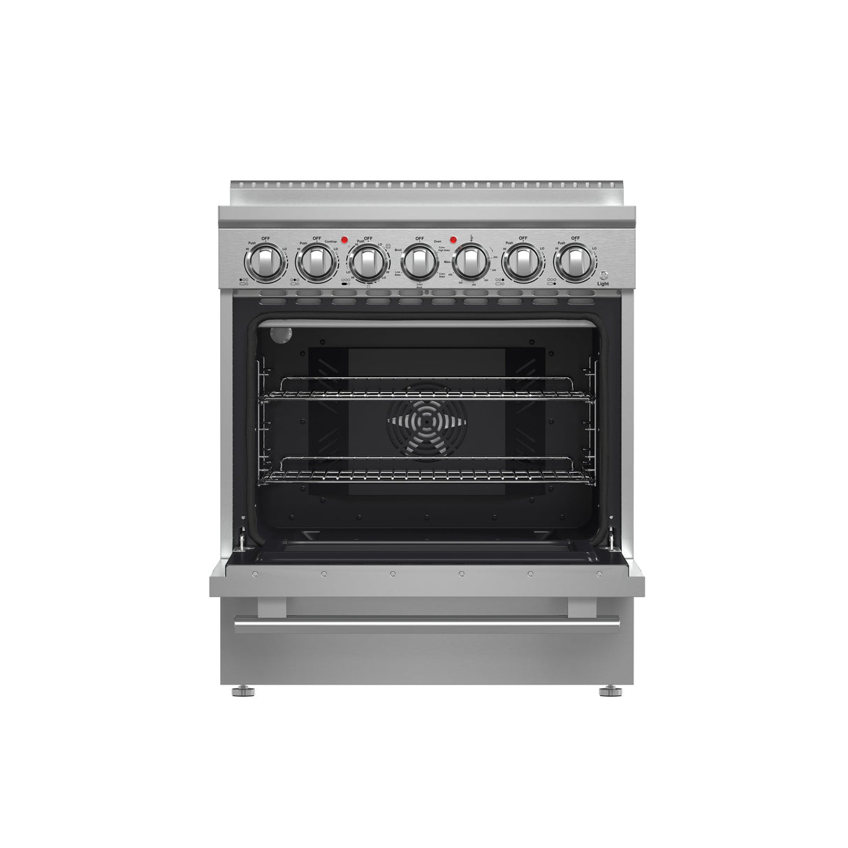 Forno Paolo Freestanding Electric Range, Stainless Steel, True Convection Oven, Energy Efficient
