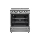 Forno Paolo Freestanding Electric Range, Stainless Steel, True Convection Oven, Energy Efficient