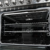 Forno Paolo Freestanding Electric Range, Stainless Steel, True Convection Oven, Energy Efficient