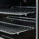 Forno Paolo Freestanding Electric Range, Stainless Steel, True Convection Oven, Energy Efficient