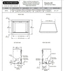 Monessen 42" Exacta Vent-Free Circulating Clean Face Firebox