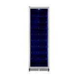 Forno Cesinali 24" Built-In Beverage Cooler – 15.8 cu.ft, Dual Temperature Zones, LED Lighting & Adjustable Shelves