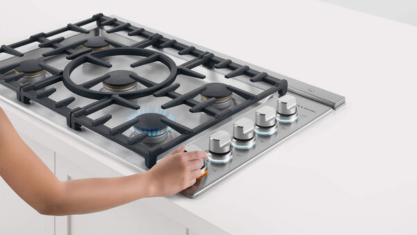 Fisher & Paykel 36" Series 7 Professional 5-Burner Gas Cooktop, Natural Gas, Stainless Steel – CDV3-365-N