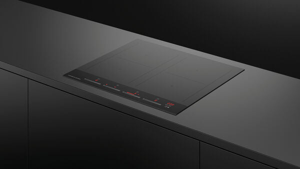 Fisher & Paykel 24" Series 7 4-Zone Induction Cooktop, SmartZone, Black Glass – CI244DTB4