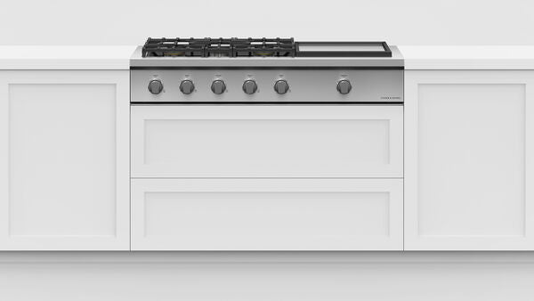 Fisher & Paykel 48" Series 9 Gas Rangetop with Griddle – CPV3-48*GD-N