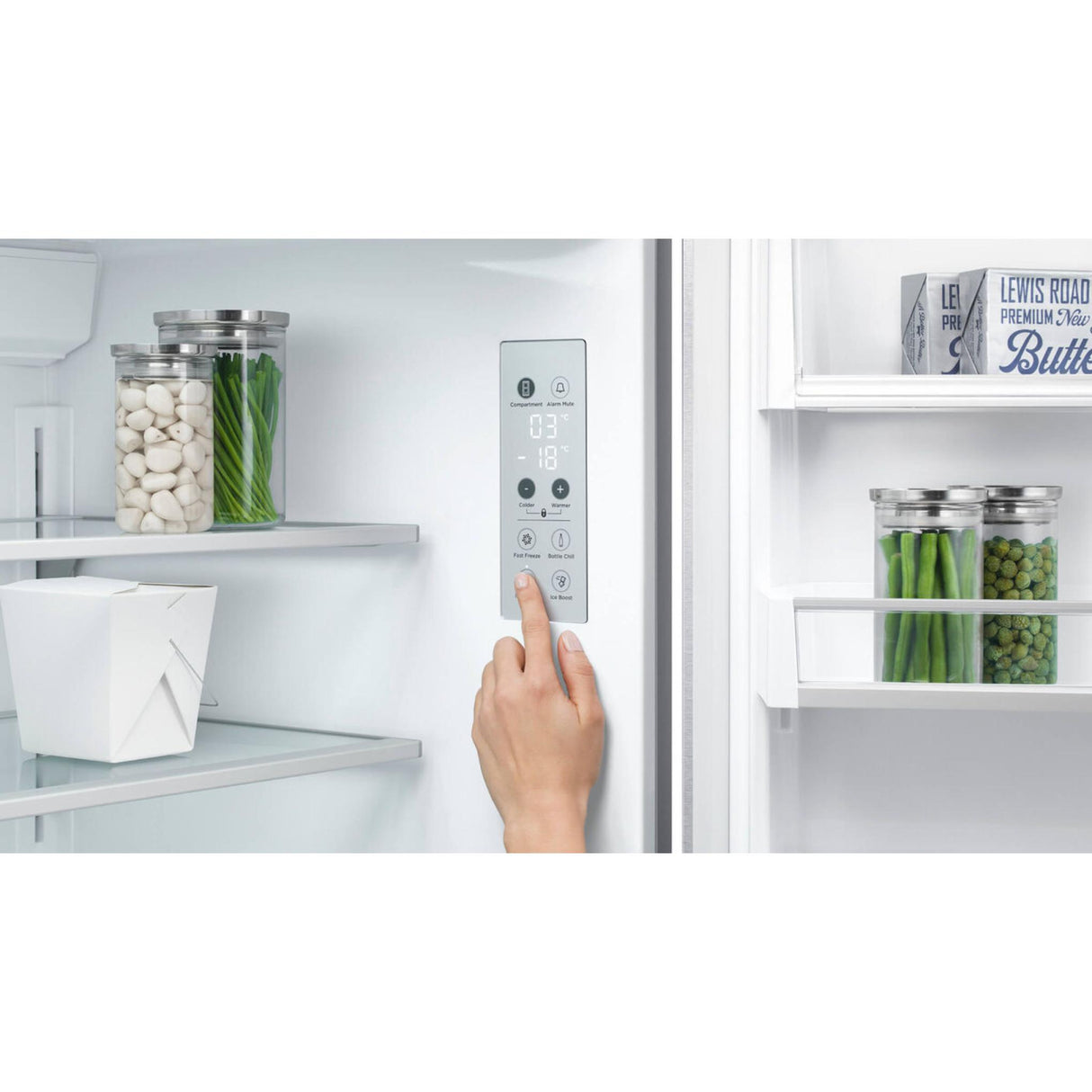 Fisher & Paykel 18.9 cu ft Series 7 Quad Door Refrigerator Freezer Ice, & Water - RF203QDUVX1