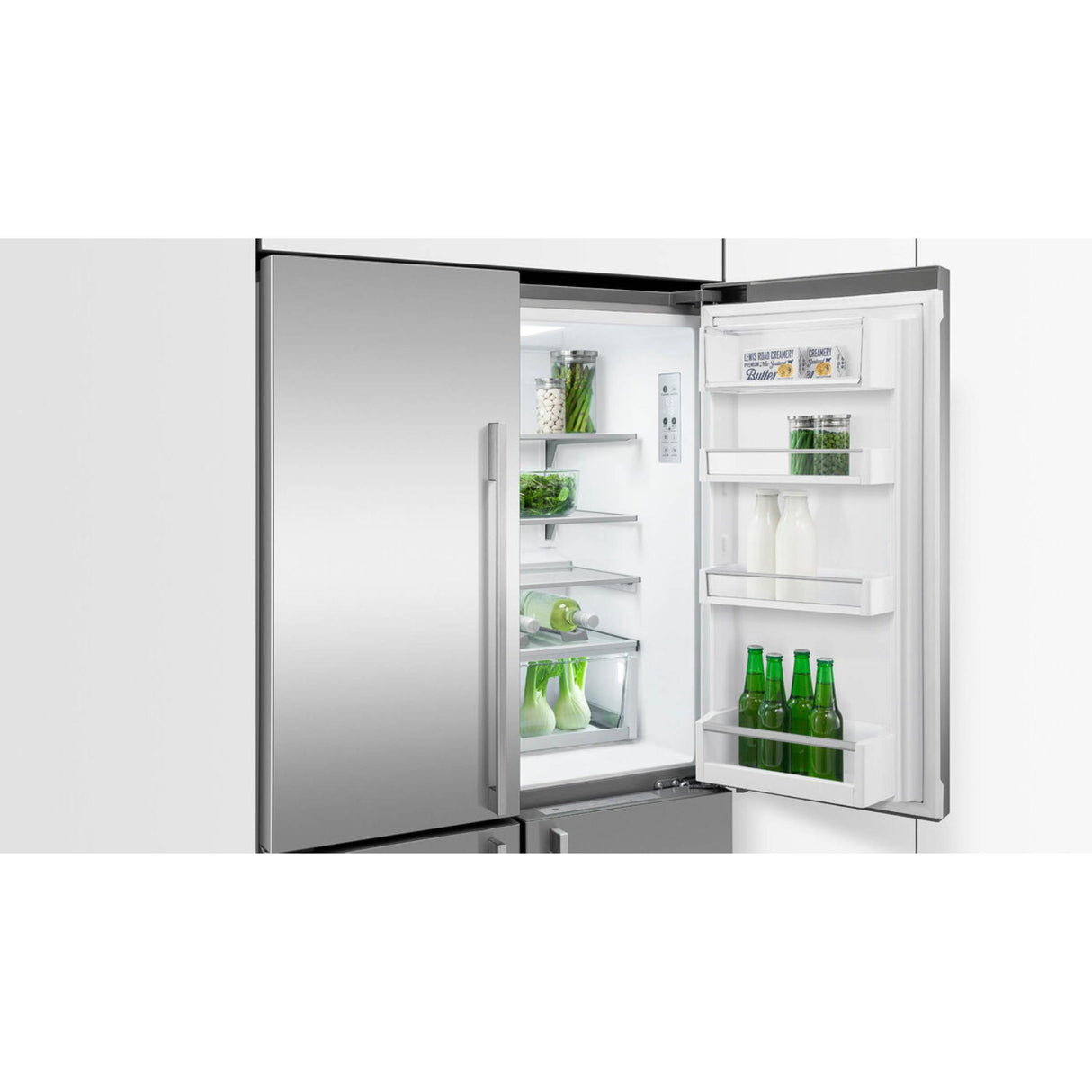 Fisher & Paykel 18.9 cu ft Series 7 Quad Door Refrigerator Freezer Ice, & Water - RF203QDUVX1