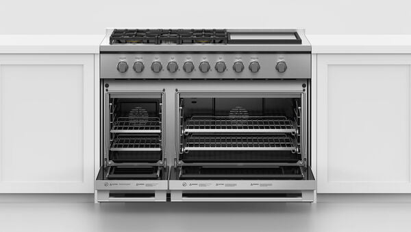 Fisher & Paykel 48" Series 7 Professional Gas Range, 5 Burner with Griddle – RGV3-485GD-N