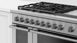 Fisher & Paykel 48" Series 7 Professional Gas Range, 5 Burner with Griddle – RGV3-485GD-N