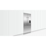Fisher & Paykel 36" Series 7 Integrated French Door Refrigerator Freezer, Ice & Water - RS36A80U1 N