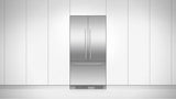 Fisher & Paykel 36"Series 7 Integrated French Door Refrigerator Freezer Ice, - RS36A80J1 N