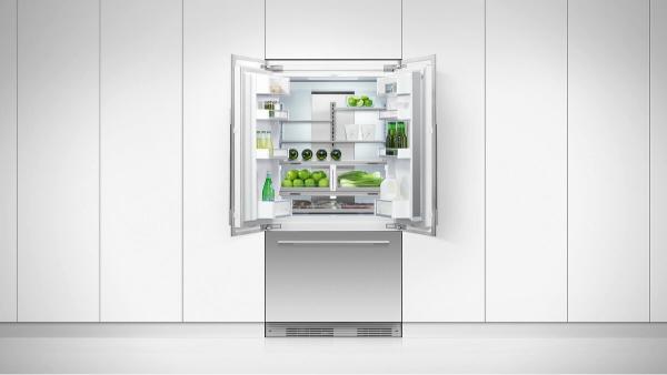 Fisher & Paykel 36"Series 7 Integrated French Door Refrigerator Freezer Ice, - RS36A80J1 N