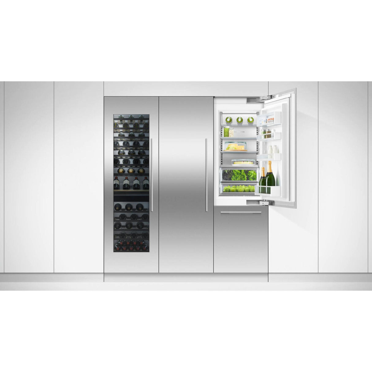Fisher & Paykel "30" Series 9 Integrated Refrigerator Freezer, Ice & Water - RS3084WRUK1