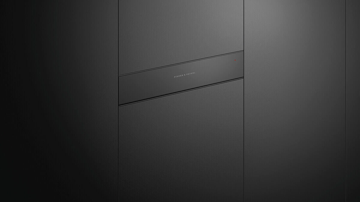 Fisher & Paykel 24" Series 9 Minimal Warming Drawer, Black Glass – WB24SDEB2