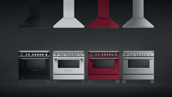 Fisher & Paykel 30" Series 7 Pyramid Chimney Wall Range Hood, 600 CFM - HC30PC*