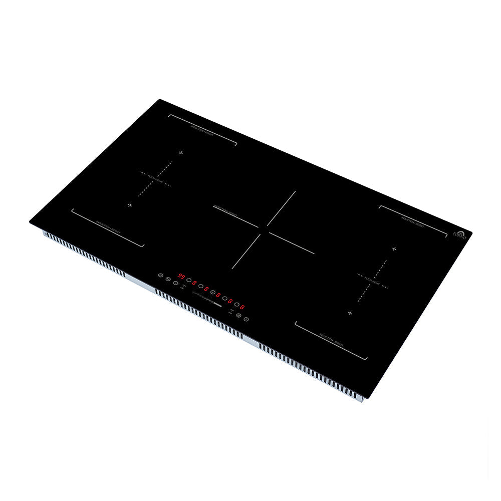 Forno Ornonzo 36" Induction Cooktop – 5 Zones, 2 Flex-Zones, 10,200W, Touch Control & 9 Power Levels
