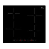 Forno Parco 24-Inch Induction Cooktop, 4 Zones, 7,200W Total Power, Touch Control