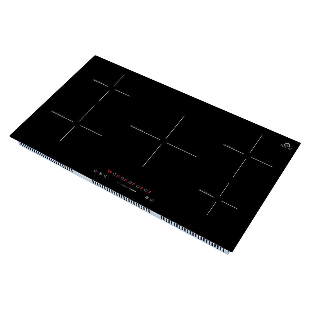 Forno Parco 36" Induction Cooktop – 5 Zones, 10,200W, Touch Control, 9 Power Levels & Booster Function
