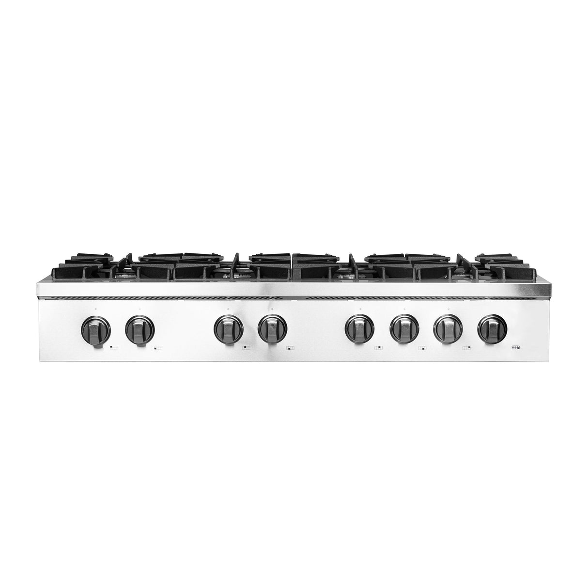Forno Cossato Alta Qualita Pro-Style Gas Rangetop, Stainless Steel, Continuous Cast Iron Grates