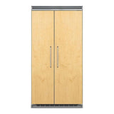 Viking 5 Series 42 inch Custom Panel Built-In Side-by-Side Refrigerator with 25.32 cu. ft. Capacity - FDSB5423