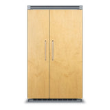 Viking 5 Series 48 inch Custom Panel Built-In Side-by-Side Refrigerator with 29.05 cu. ft. Capacity - FDSB5483