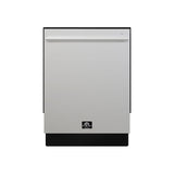 Forno Romano 24-Inch Built-In Dishwasher, Stainless Steel Finish, 49 dBA, Energy Star Certified