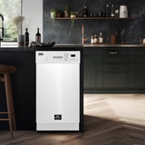 Forno Polo 18-Inch Built-In Dishwasher, 8 Place Settings, ENERGY STAR Certified, 52 dBA